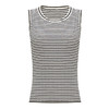 【2件9折】【Petit Bari】 经典条纹修身圆领弹力背心 商品缩略图1
