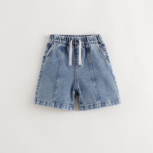 马克珍妮男童时尚百搭牛仔短裤儿童裤子纯棉2025年夏装新款550635 商品图2