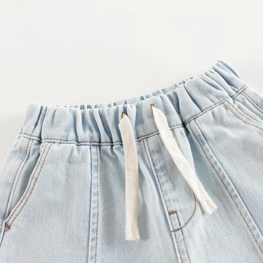 马克珍妮男童时尚百搭牛仔短裤儿童裤子纯棉2025年夏装新款550635 商品图4