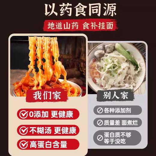 【家庭必备刀削面】徐康茯苓薏米山药刀削面250g/袋*10袋 商品图1