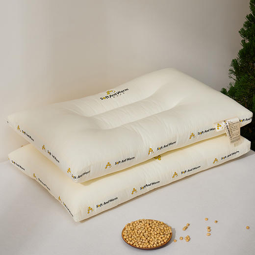 自然醒全棉A类大豆纤维立体安睡枕头家用成人护颈椎助睡眠枕芯宿舍单人睡觉整头XK 商品图10