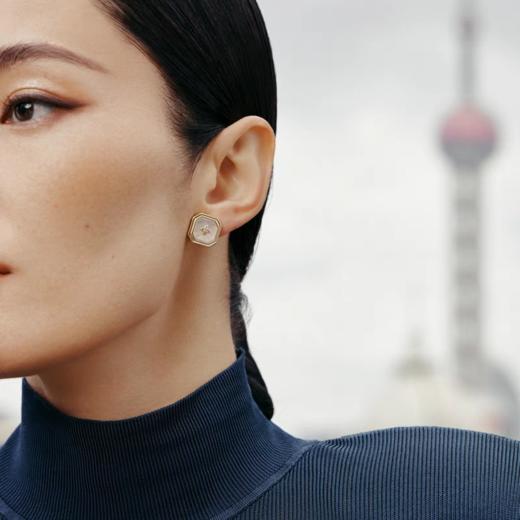 2楼Fellala/翡拉拉「简约窗影」补充款时尚轻奢耳钉气质耳饰货号925229102吊牌价499现价449 商品图2