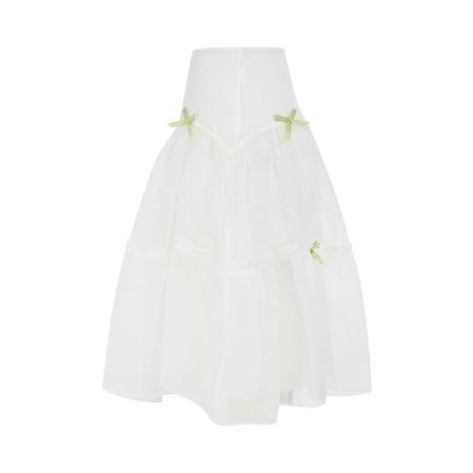 【2件9折】【Petit Bari】X KSIDE LIU 立体压褶蝴蝶结半身裙 精致时尚 商品图2