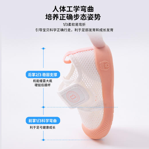 贝贝怡夏季2025年男女童学步鞋宝宝鞋ZB2EX006 商品图6