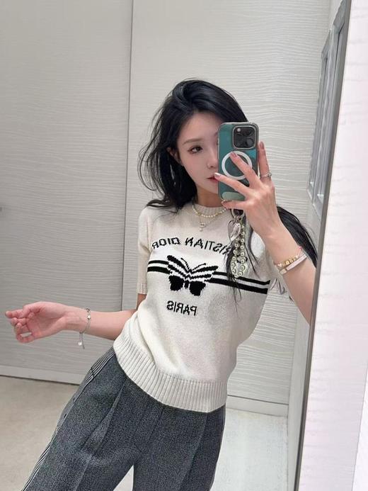 DIOR迪奥饰以CD标志珍珠吊坠金属项链（XJ） 商品图7