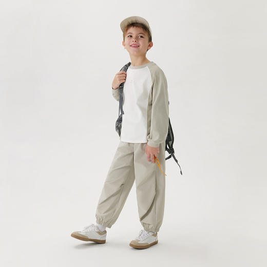 【速干】马克珍妮男童轻量防晒T恤 儿童上衣2025年春装新款250096 商品图3