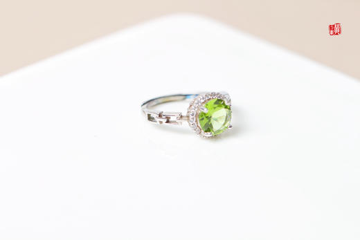 【莺时】橄榄石戒指 商品图3