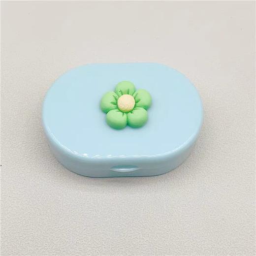 卡通便携美瞳盒隐形眼镜盒伴侣盒双联盒替换盒眼睛双联盒6109 商品图2