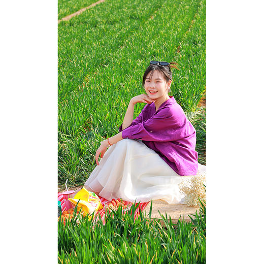 【2026东衣作】新中式衬衣（25710144齐紫-结缘款） 商品图2