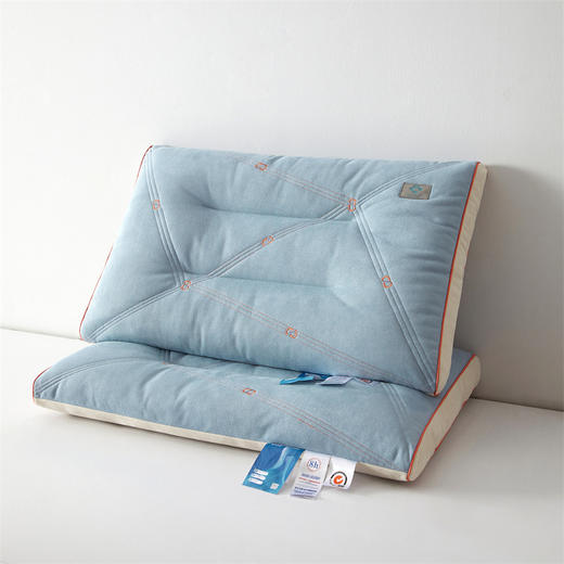 自然醒四季零压透气枕柔软低枕头护颈椎助睡眠单双人扁平薄枕家用专用枕芯学生宿舍矮枕XK 商品图10