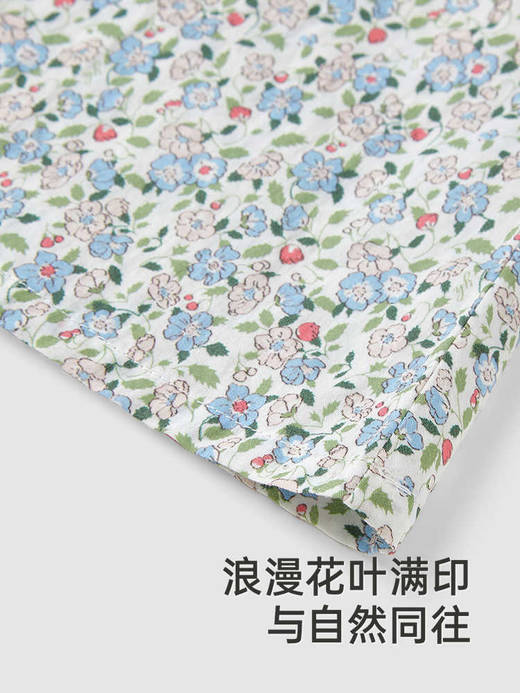 【高定系列】英氏女童短袖T恤夏季透气休闲碎花T恤纯棉2025新款YRTCJ2R037A 商品图2