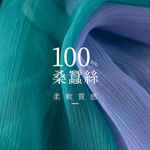 【林栖设计小店】孔雀东南/冰清玉洁飞桑蚕丝衬衣长披肩宽松复古国风2025夏季新品无袖上衣真丝衫女1952117 商品图6