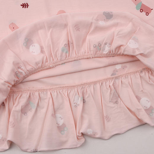 棉果果夏季男童女童睡袍家居防蚊5A抗菌莫代尔睡袍M225571425222 商品图3