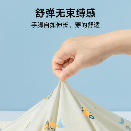 贝贝怡2025年男童夏款套头套装ZB2ET060 商品图9