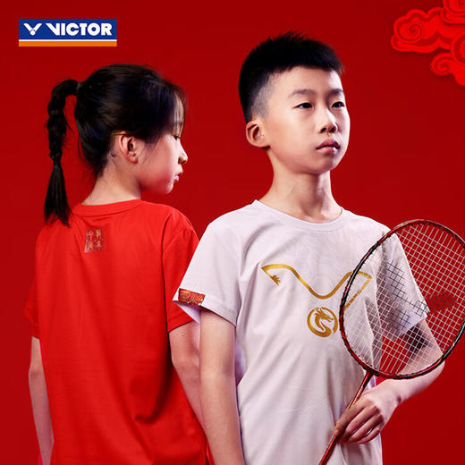 胜利威克多 龙腾四海系列 儿童 针织T恤 T-402JRCNY 商品图1