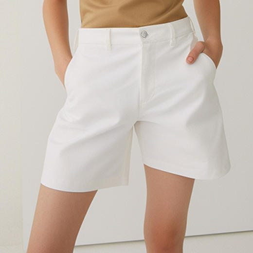 【2件9折】【Petit Bari】(多色)宽松垂感阔腿A字牛仔短裤 女士 休闲牛仔短裤 商品图2