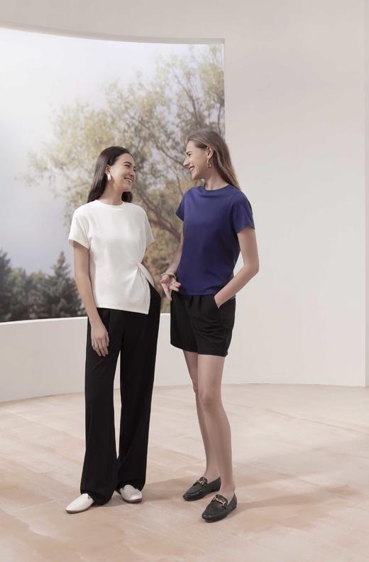 佐丹奴女装25年新款弹力保型T恤衫05325241 商品图5