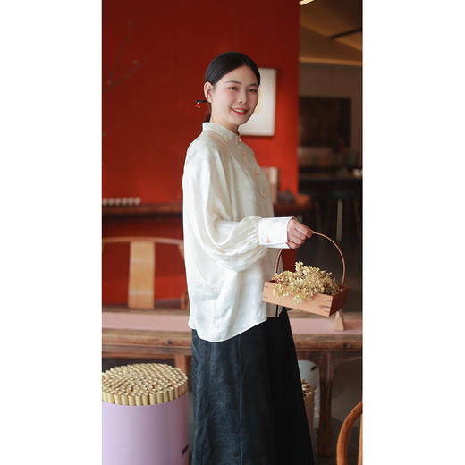 【2026东衣作】新中式衬衣（25710188风华絮-高定款） 商品图1