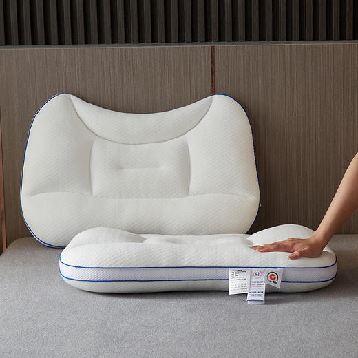 自然醒分区高低舒颈立体护脊枕修复肩颈枕头助睡眠枕芯一对套装家用男女反牵引枕XK 商品图8