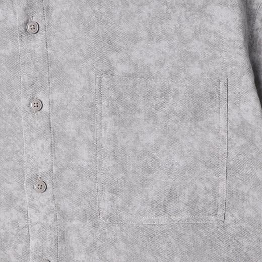 6589011夏季高级感新款韩版纯色纽扣翻领短袖衬衫休闲百搭宽松衬衣 商品图3