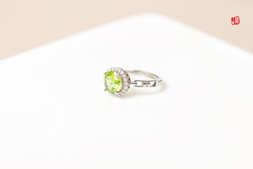 【莺时】橄榄石戒指 商品图2