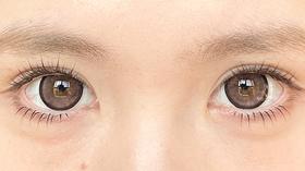 mimipark半年抛美瞳 焦糖可丽饼 14.5mm