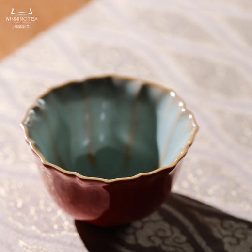 问鼎汝瓷鼎峰系列新年红天青壬寅沐菊杯 商品图3