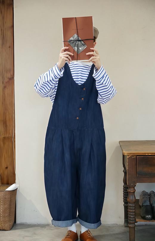 HARVESTY 宽松条纹长袖 商品图1