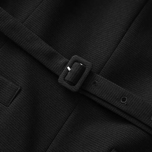 【高货wl】全新升级【铂金会员349/天猫469/差价120】(00559) 洛诗琳25春夏高级感职业裙气质撞色收腰短袖女新款连衣裙 商品图2