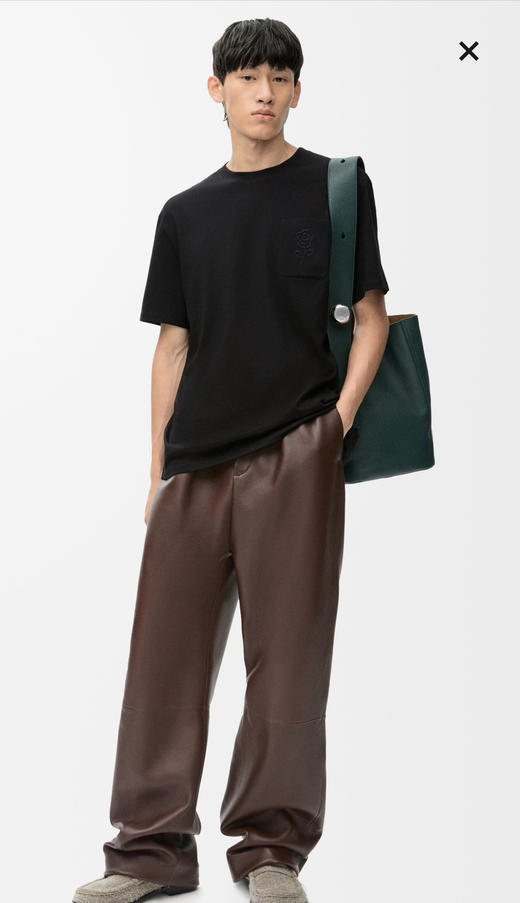 K.C 25新款 廓形宽松 玫瑰贴布 圆领短袖T恤 TX420 商品图6