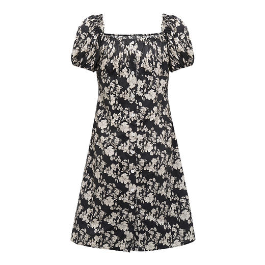 【2件9折】【Petit Bari】(多色)法式浪漫碎花茶歇连衣裙高腰短裙 商品图1