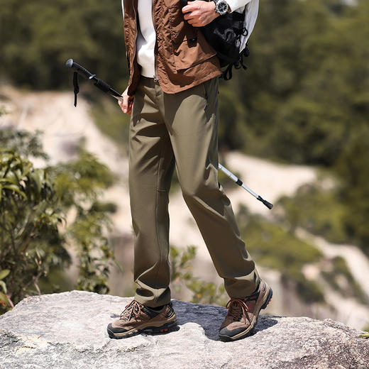 【冲锋系列】圣得西男装休闲长裤男士秋季户外直筒登山裤 商品图3