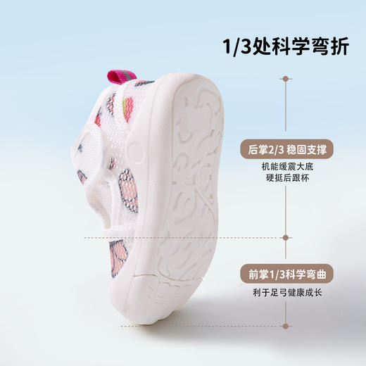 贝贝怡2025年夏季女童学步鞋宝宝鞋 商品图7