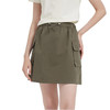 【2件9折】【Petit Bari】(多色)休闲显瘦抽绳工装风半身裙短裙 商品缩略图0