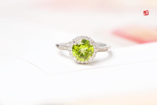 【昭蘅】橄榄石戒指 商品图0