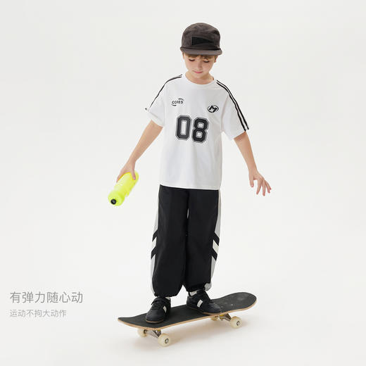 【速干防晒】马克珍妮男童运动赛车短袖T恤 儿童夏装新款250120 商品图2