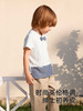 英氏儿童T恤夏季短袖透气男童牛仔纯棉T恤2025新款YRTCJ2R028A 商品缩略图3