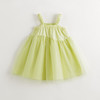 【马克珍妮 芦芙】2024年夏装女童清新拼接网纱吊带连衣裙240558 商品缩略图2