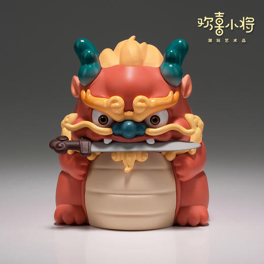 欢喜小将 潮玩艺术品 龙生九子 国潮手办玩具创意礼物桌面摆件 商品图2