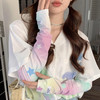 【花朵冰袖女冰丝袖】泫雅风冰袖 学生版可爱透气卡通薄款 ins夏季辣妹冰袖 商品缩略图3