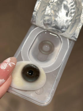 瞳趣星球 日抛薄荷巧克力 14.5mm 大直径自然款三明治工艺美瞳