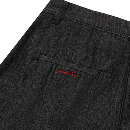 【2件9折】【Petit Bari】法式松弛百慕大丹宁短裤 纯色高品质 直筒裤 商品图4