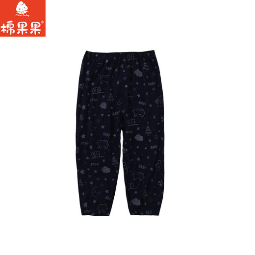 棉果果夏季男童女童防蚊5A抗菌莫代尔九分裤M201208425227 商品图1