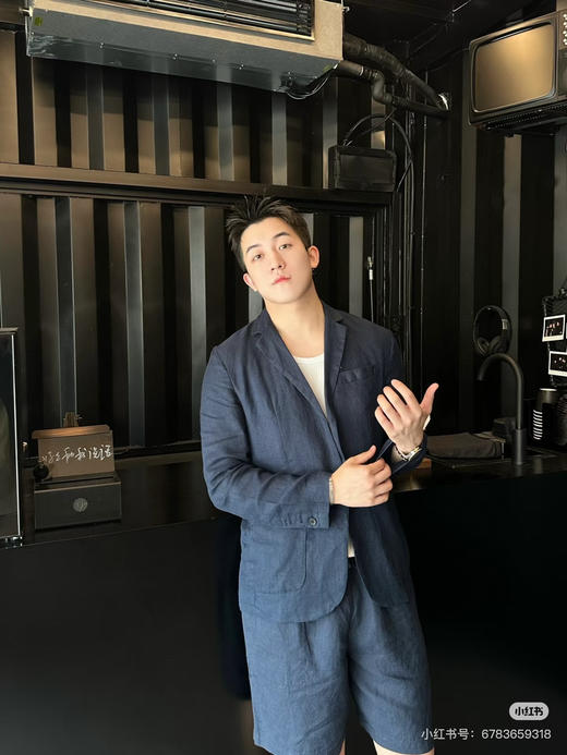 男士夏季亚麻短裤 商品图5