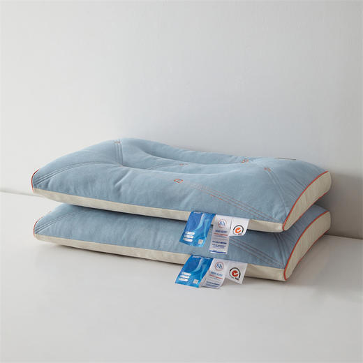 自然醒四季零压透气枕柔软低枕头护颈椎助睡眠单双人扁平薄枕家用专用枕芯学生宿舍矮枕XK 商品图11