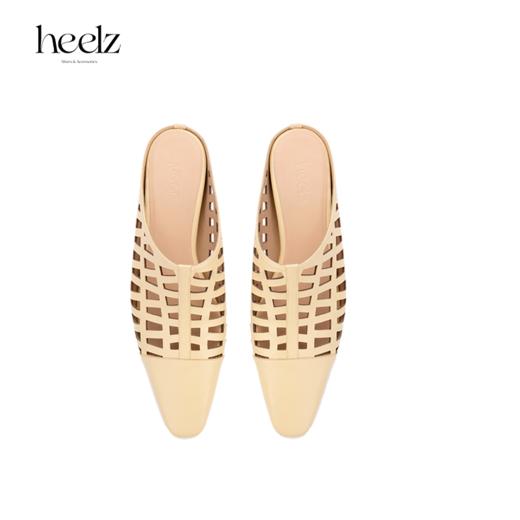 heelz设计师手工鞋履 ｜海风镂语包头镂空穆勒鞋3.5cm 商品图2