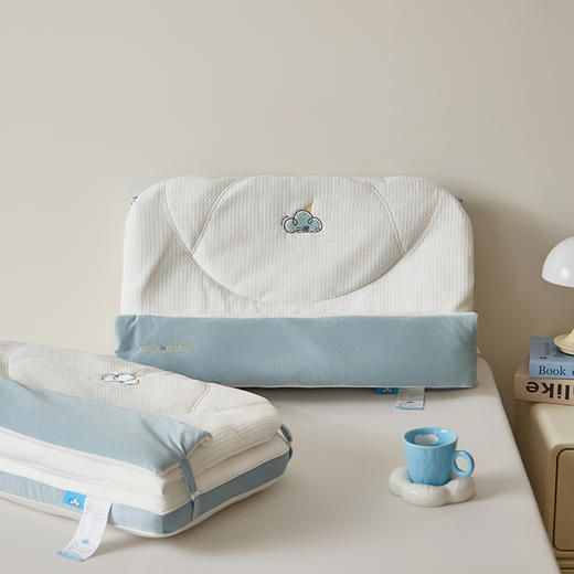 自然醒云颈二合一可拆卸牵引枕头家用护颈椎助睡眠枕芯两用毯子盖被女生睡觉专用枕一对XK 商品图11