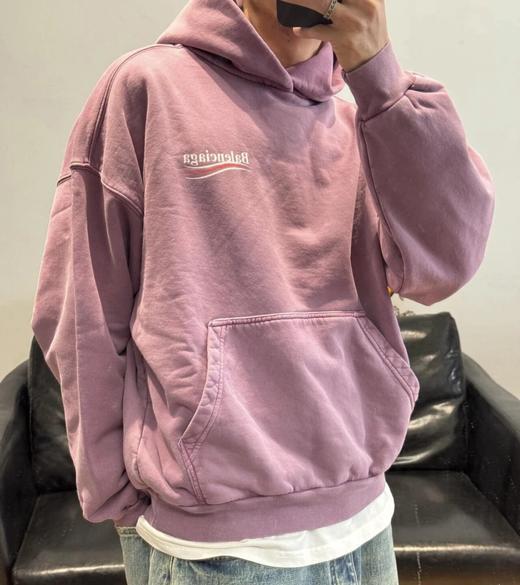 重磅渠道  可乐印花连帽卫衣    莫兰迪色系 男女同款 商品图0