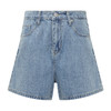 【2件9折】【Petit Bari】印花阔腿牛仔短裤 休闲百搭 高品质 时尚短裤 商品缩略图1