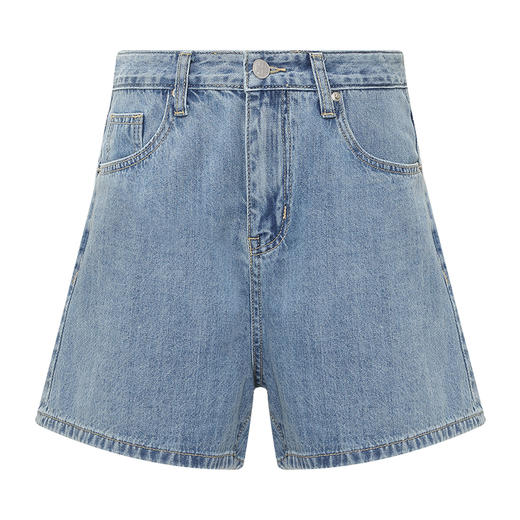 【2件9折】【Petit Bari】印花阔腿牛仔短裤 休闲百搭 高品质 时尚短裤 商品图1